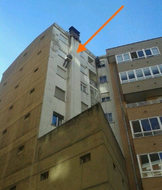 Sin andamios en León